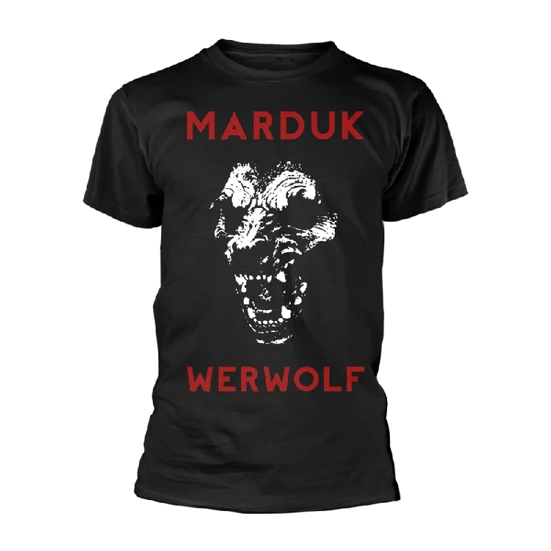 Marduk Unisex T-shirt: Werwolf (back print) Plaid T-Shirt Polka Dot Checkered