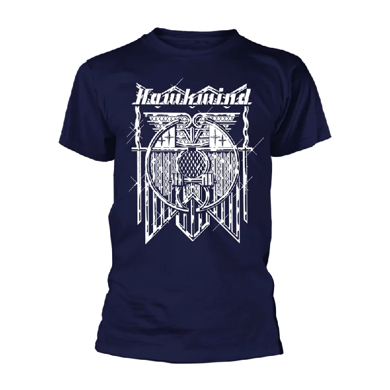 Hawkwind | Official Band T-Shirt | Doremi (navy) Welt Pockets Slit Pockets