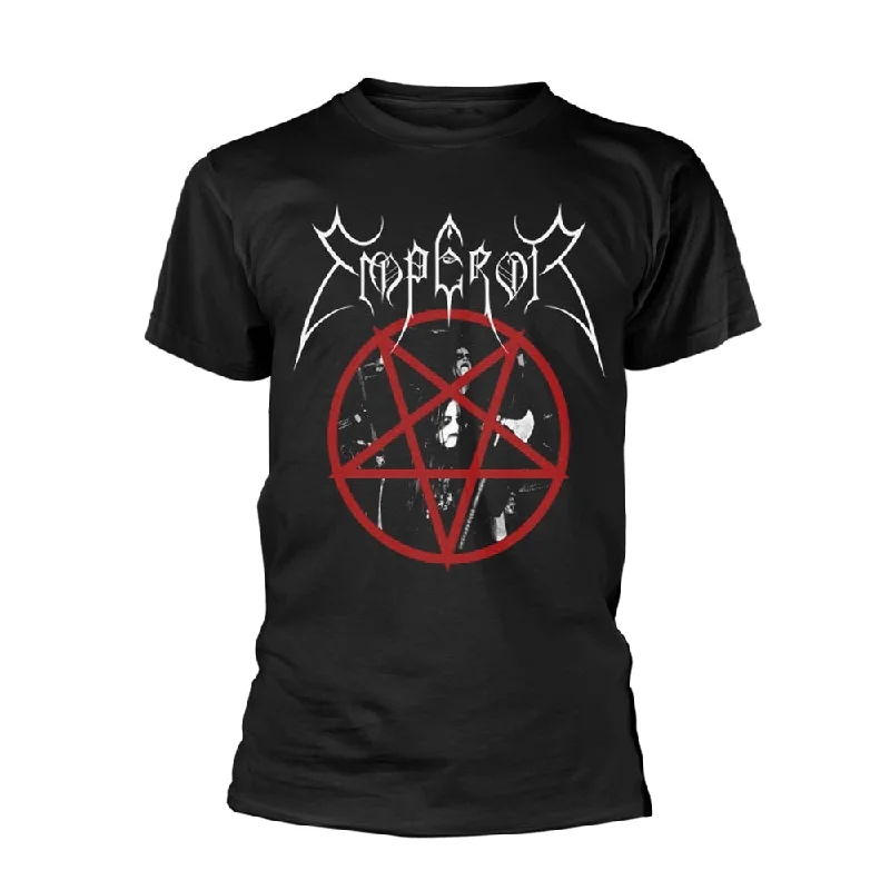 Emperor Unisex T-shirt: Pentagram 2014 (back print) Wool Fabric Cashmere Fabric Tweed Fabric