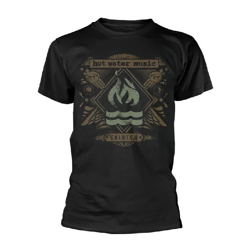 Hot Water Music Unisex T-shirt: Exister Anti-Pilling Machine Wash Handmade