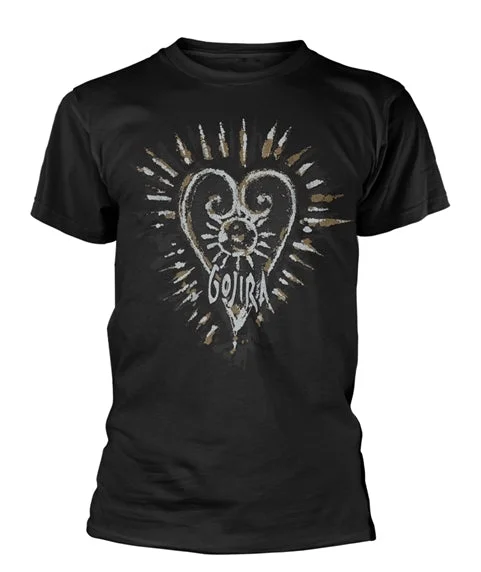 Gojira Unisex T-shirt: Fortitude Heart (Organic) Wool Fabric Cashmere Fabric Tweed Fabric Gojira Unisex T-shirt: Fortitude Heart (Organic) Wool Fabric Cashmere Fabric Tweed Fabric