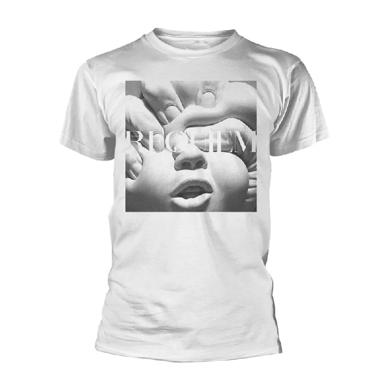 Korn Unisex T-shirt: Requiem (back print) Front Pockets Side Pockets Patch Pockets