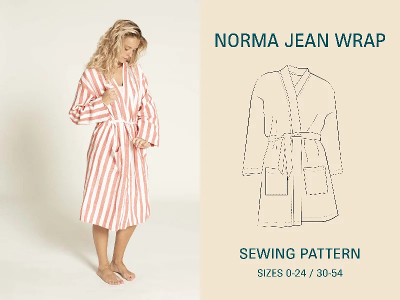 Norma Jean Kimono Sewing Pattern Comfortable Ankle Jeans