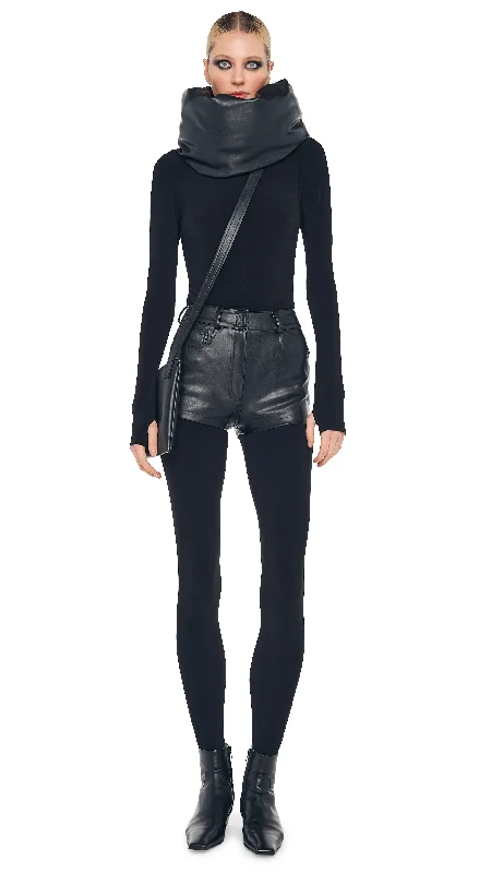 HIGH WAIST JEAN SHORT Fashionable Mom Jeans
