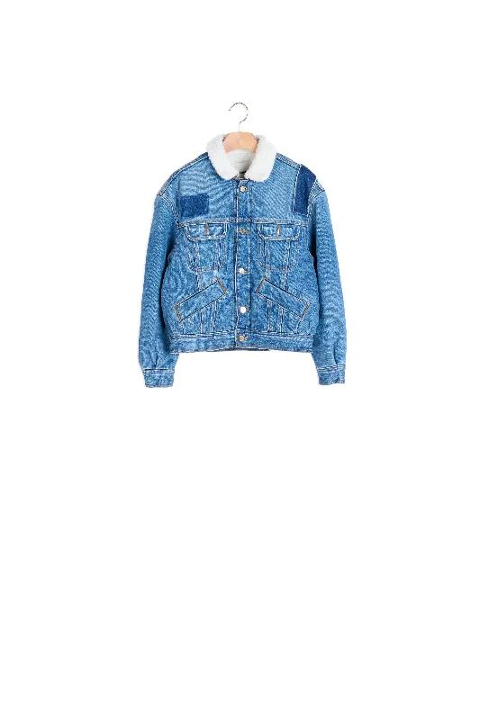 Veste en jean doublée Trendy Cut-Off Denim Shorts