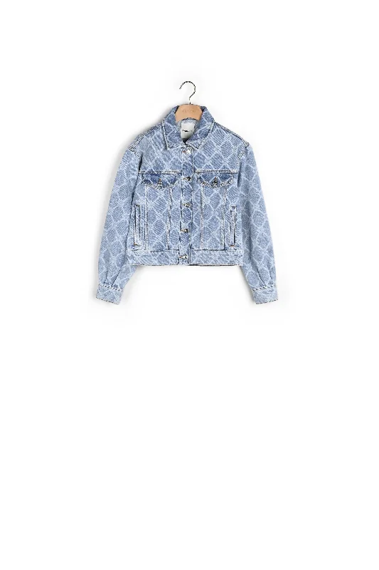 Blouson en jean Trendy Button-Up High-Waist Jeans