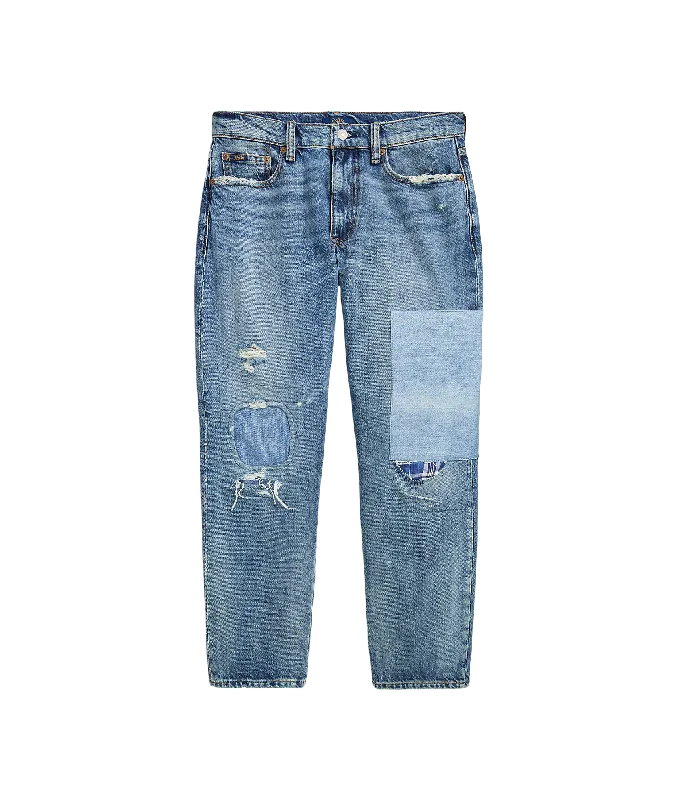 Relaxed Tapered Jean - Blue Stylish High-Waist Skinny Denim