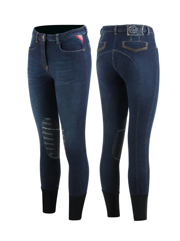Animo NIRCAS Jean Breeches Comfortable Zip-Up Skinny Jeans