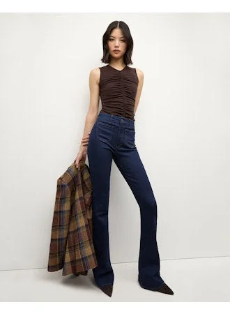Beverly Skinny-Flare Jean Comfortable Faded High-Rise Jeans