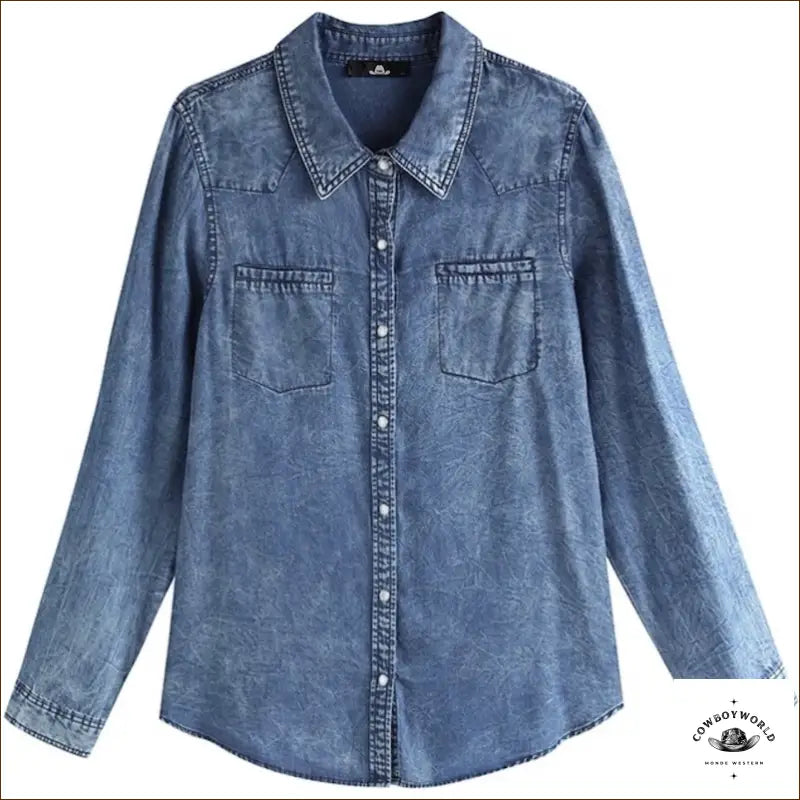 Chemise en Jean Western Femme Comfortable Stretch Fit Jeans