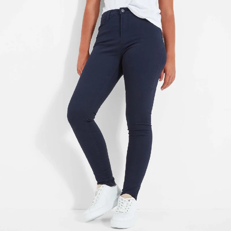 Poppy Jean Comfortable Folded Hem Jeans