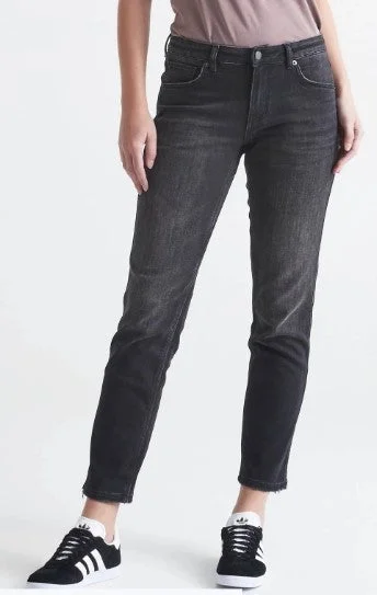 Women's Performance Denim Girlfriend Jean Stylish High-Waist Skinny Denim