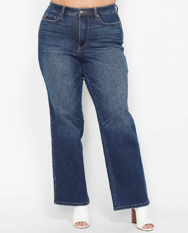 Judy Blue Plus High Waist Tummy Control Straight Jean Stylish High-Waist Skinny Denim Judy Blue Plus High Waist Tummy Control Straight Jean Stylish High-Waist Skinny Denim