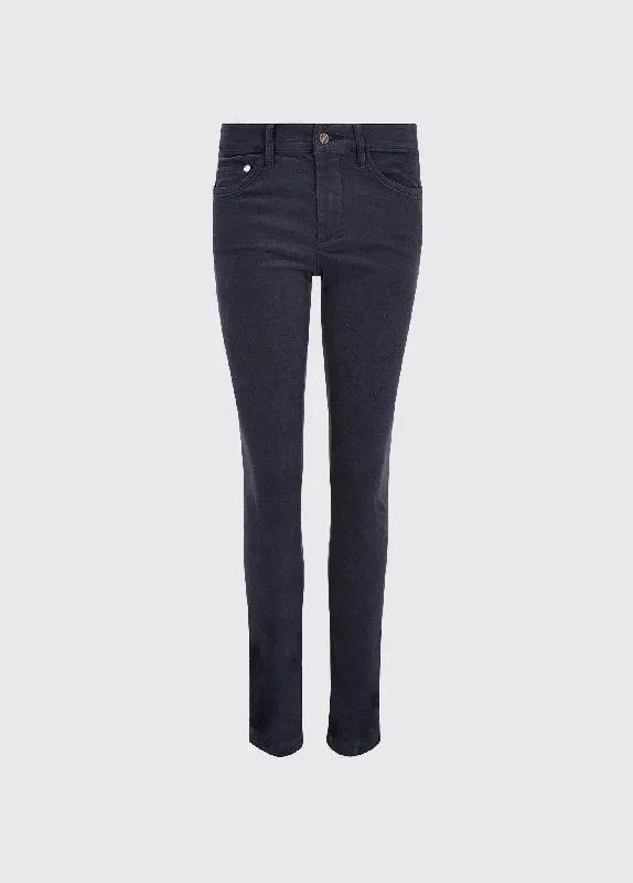 Jean Honeysuckle - Indigo Trendy Patchwork Denim Jeans