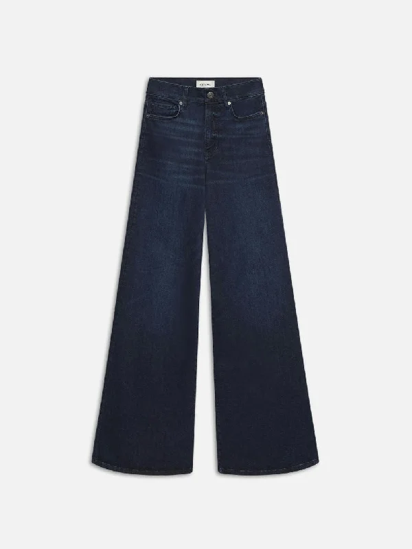 Le Palazzo High Rise Jean in Dante Stylish Stone-Wash Denim Jeans