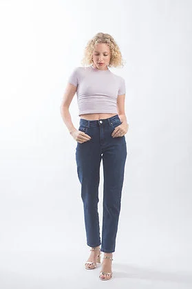 WAKEE | Straight Leg Jean Classic Blue Denim Jeans