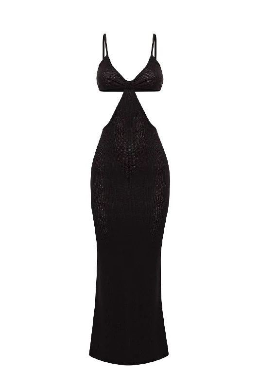 A&A Palma Backless Maxi Dress Stylish Button-Up Maxi Dress