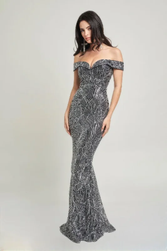 Sirene Sequins Maxi Dress Classic A-Line Maxi Dress