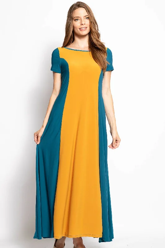 Breezy Summer Maxi Dress Elegant Maxi Dress with Pockets