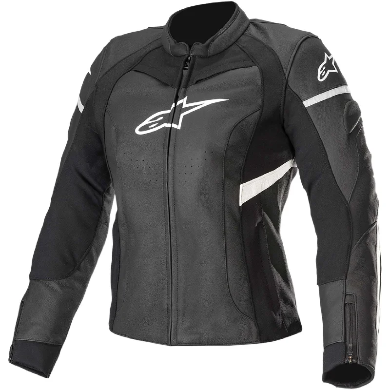 Alpinestars Stella Kira Leather Jacket Elasticated Jacket Padded Jacket Insulated Jacket