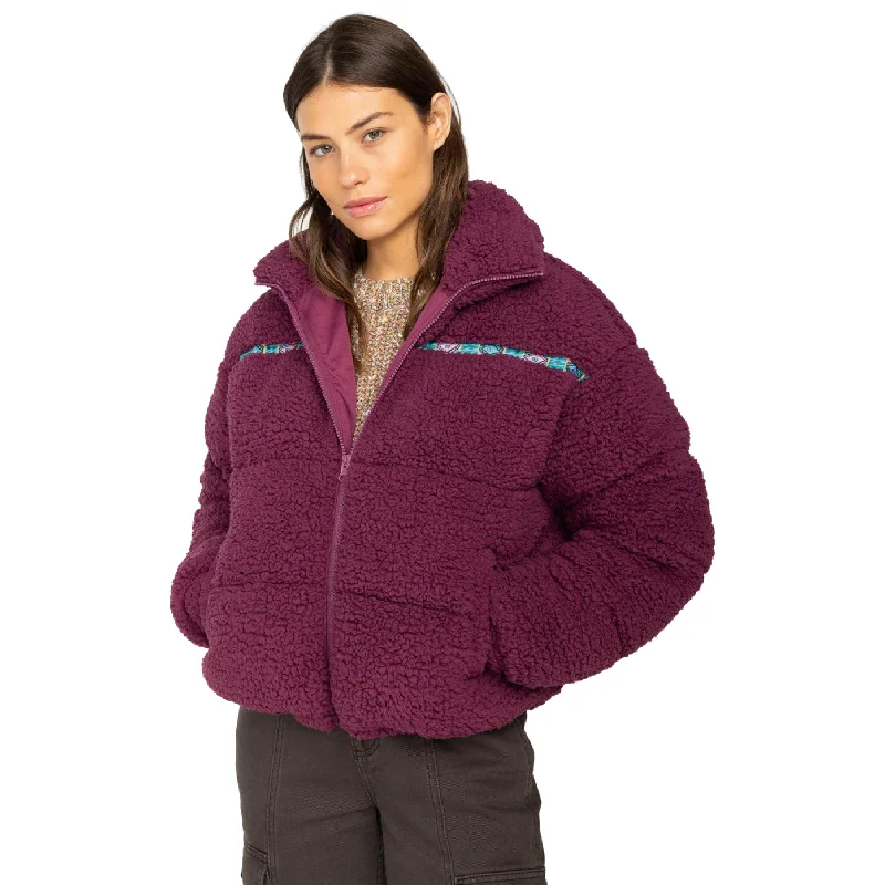 Billabong Sherpa Puffer Jacket Fitted Jacket Loose Jacket Oversized Jacket