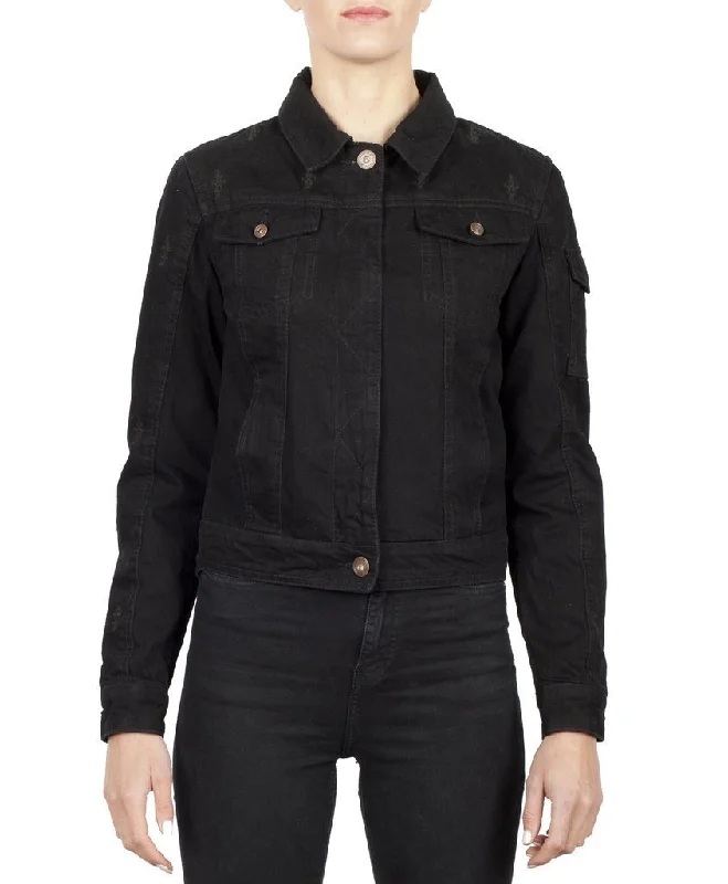 Black Arrow Ladies Nowhere Bound Denim Jacket Quilted Jacket Puffer Jacket Insulated Jacket