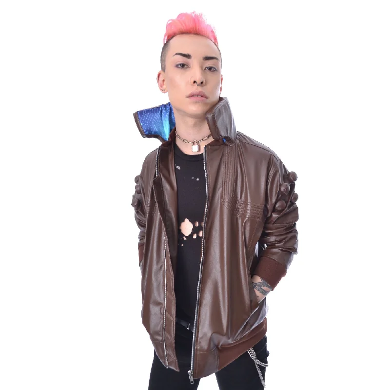 CRASH JACKET - BROWN Bomber Jacket Anorak Windbreaker