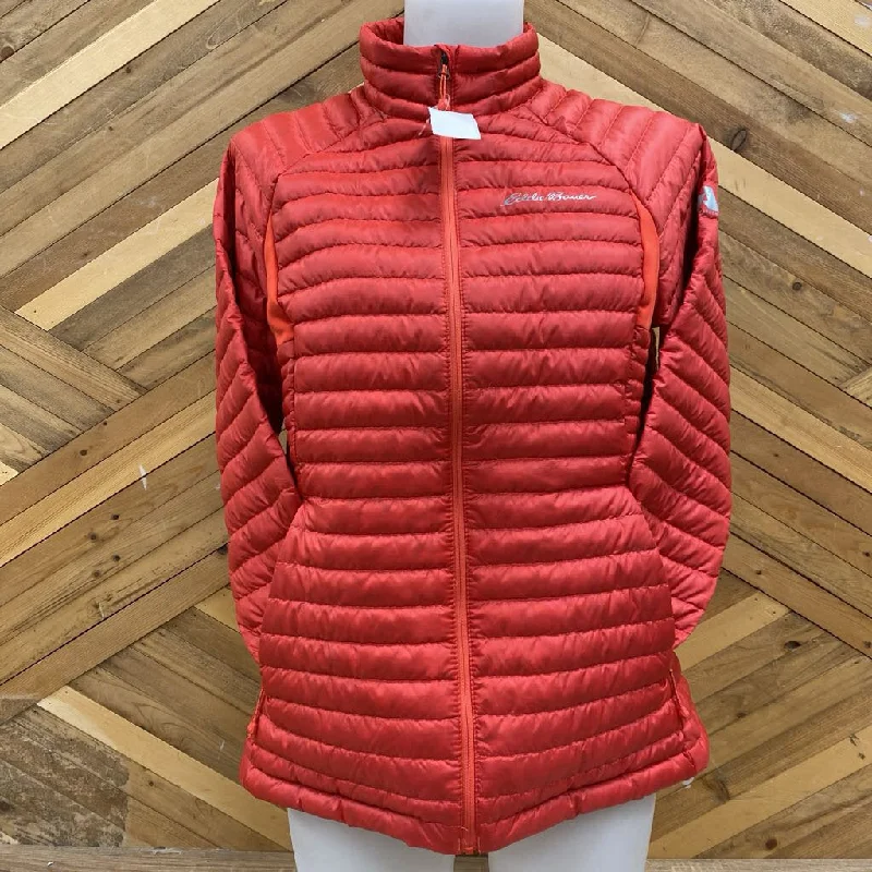 Eddie Bauer- Puffer Jacket- MSRP $165: Red-women-MD Oversized Jacket Tailored Jacket Straight Jacket