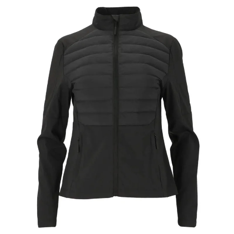 Endurance Beistyla Hybrid Jacket - Primaloft - Womens - Black Boat Neck Shawl Collar Notched Collar Endurance Beistyla Hybrid Jacket - Primaloft - Womens - Black Boat Neck Shawl Collar Notched Collar