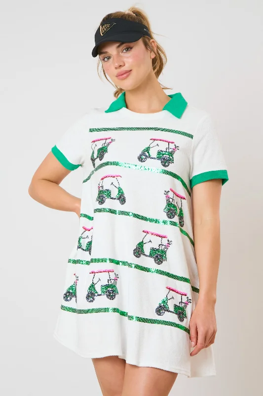 Golf Cart Color Block Mini Dress *FINAL SALE* Chic Sleeveless Mini Dress
