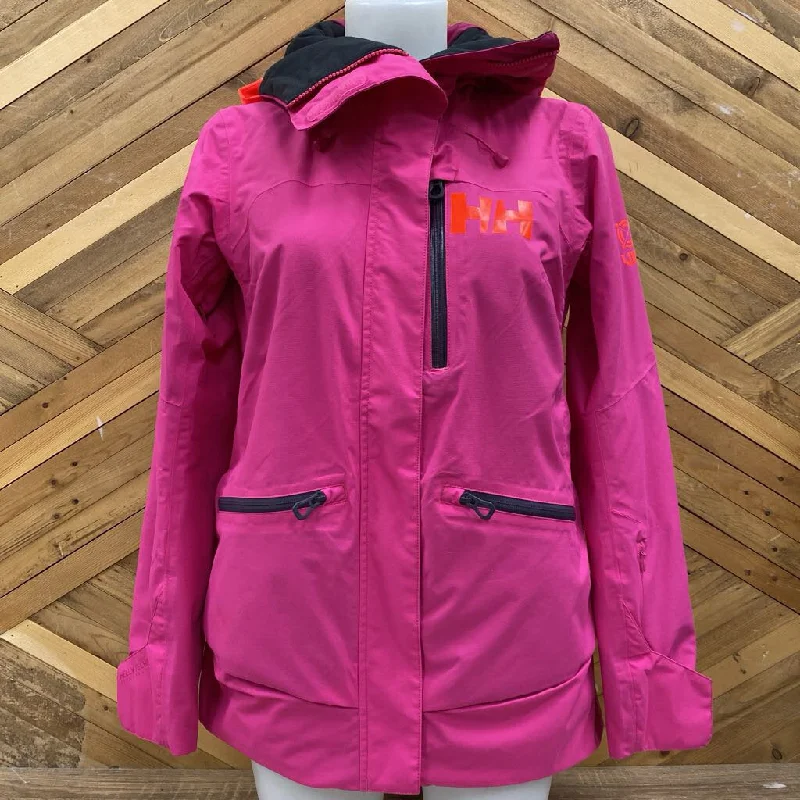 Helly Hansen - Women's ULLR Ski Jacket - MSRP comp $450: Pink/Orange-women-XS Chenille Jacket Brocade Jacket Lace Jacket