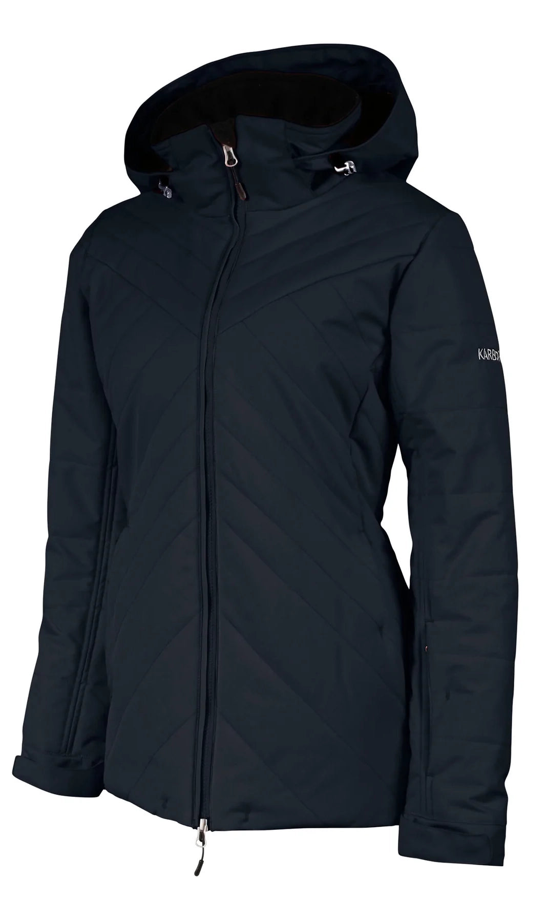 Karbon Beam Womens Jacket Black Rayon Fabric Velvet Fabric Corduroy Fabric