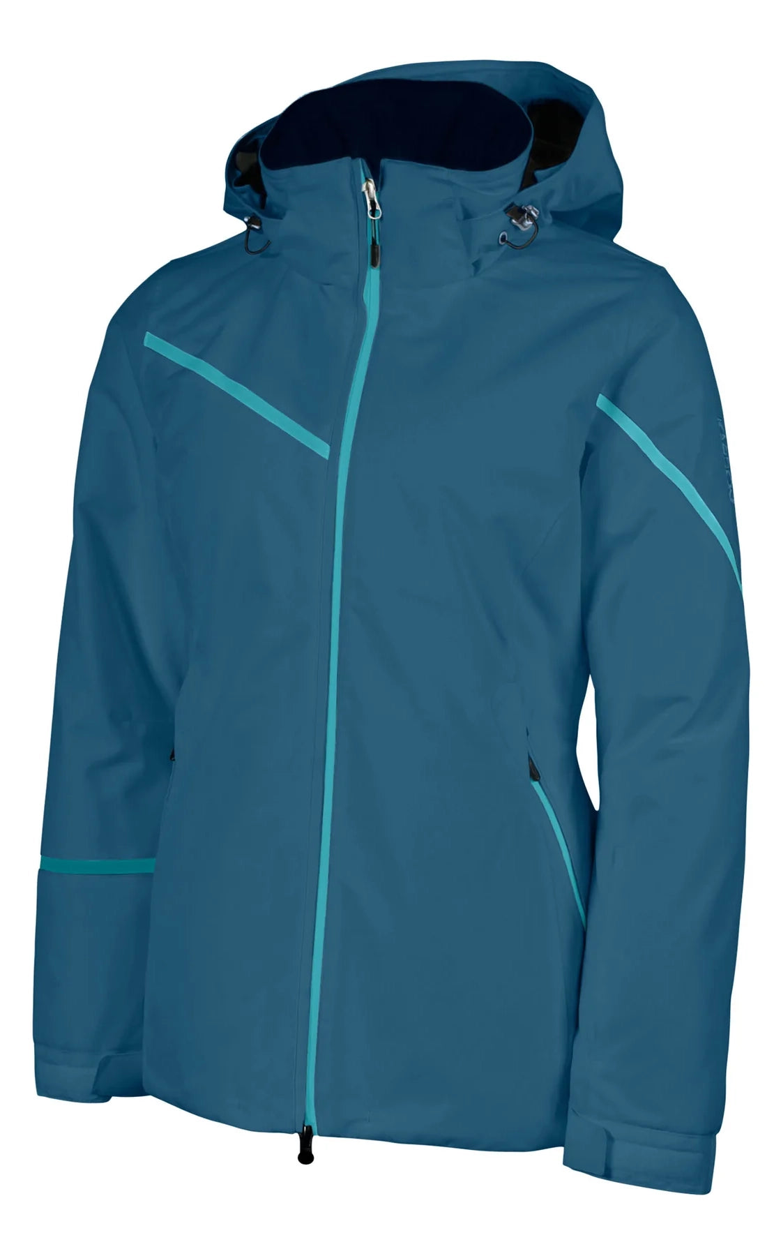 Karbon Crest Womens Jacket Dark Teal Lace Jacket Ribbed Jacket Sequined Jacket