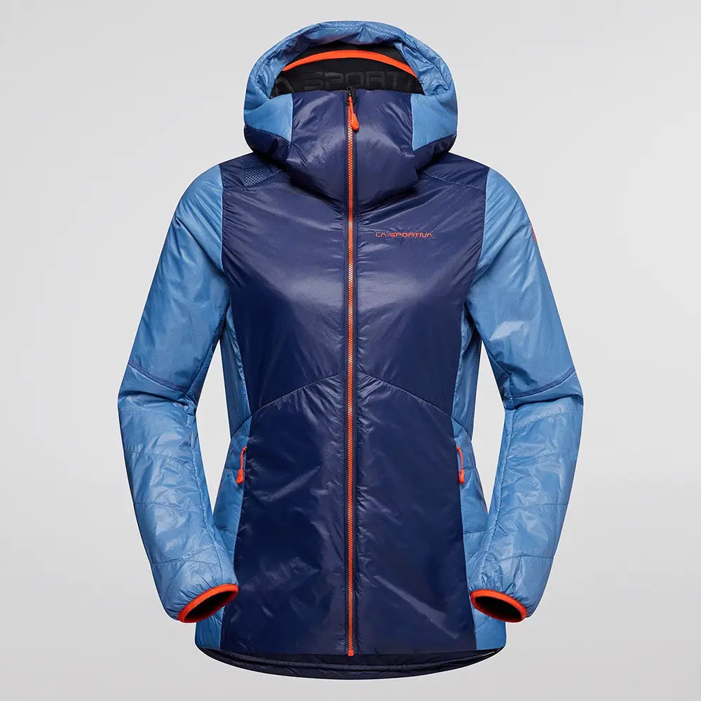 La Sportiva Alpine Guide Primaloft Womens Hooded Jacket Lace Jacket Ribbed Jacket Sequined Jacket