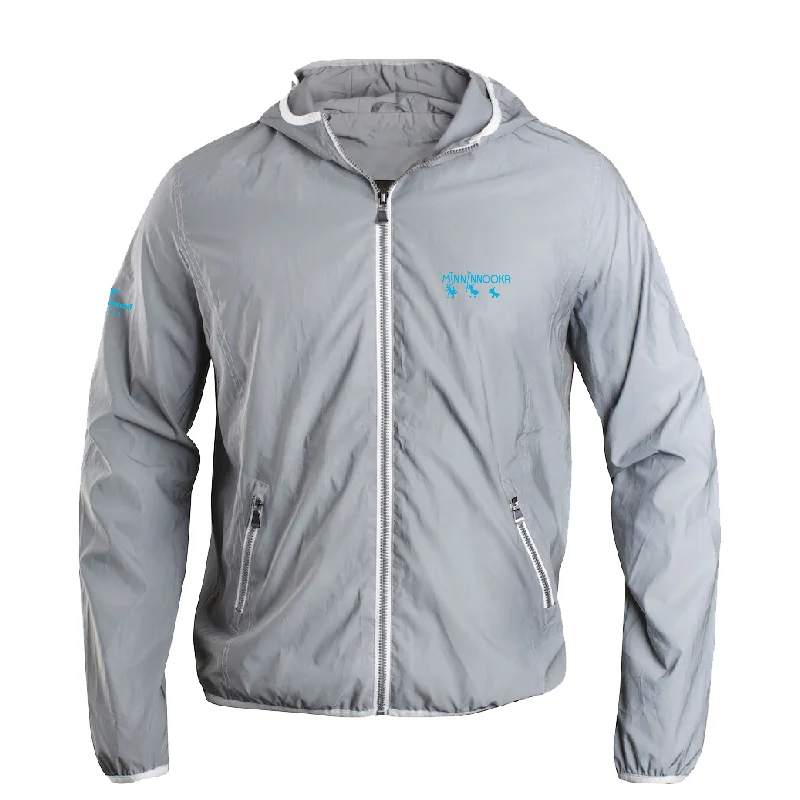Minninnooka Reflective Jacket Toggled Jacket Drawstring Jacket Belted Jacket
