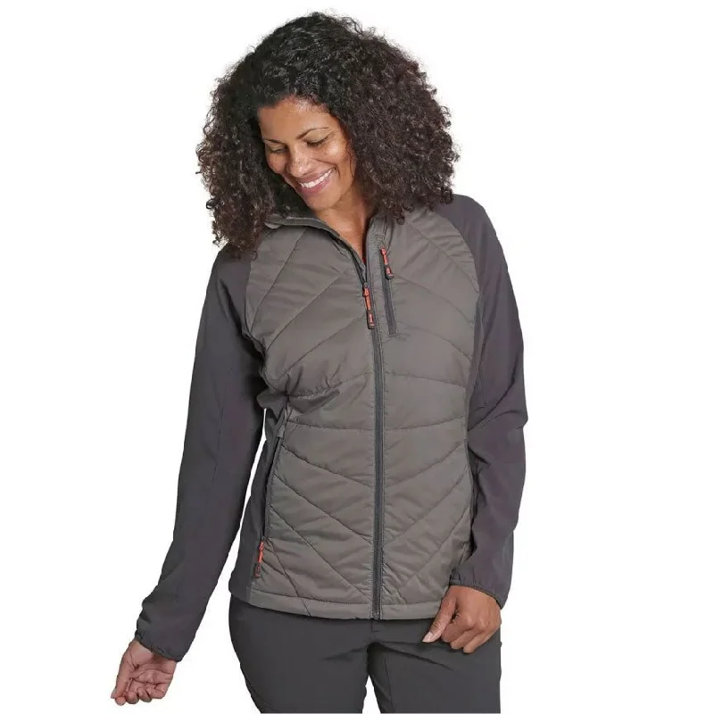 Outdoor Research Refuge Hybrid Womens Insulated Hooded Jacket V-Neck Jacket Boat Neck Jacket Square Neck Jacket