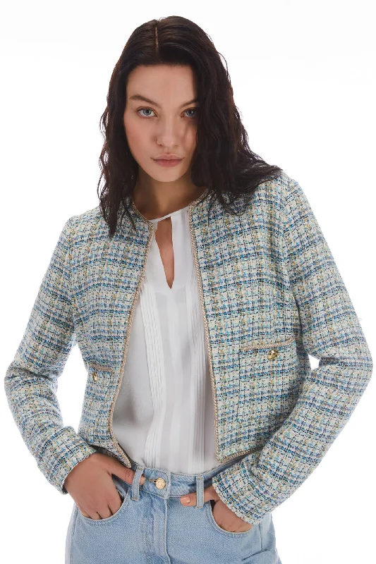 Pennyblack Narvel Aquamarine Blue Jacket 2411041072200 Wool Jacket Cashmere Jacket Tweed Jacket Pennyblack Narvel Aquamarine Blue Jacket 2411041072200 Wool Jacket Cashmere Jacket Tweed Jacket