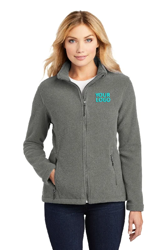 Port Authority Ladies Value Fleece Customized Jackets, Deep Smoke Mesh Jacket Canvas Jacket Denim Jacket