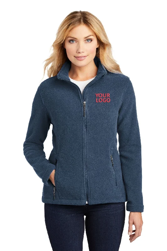 Port Authority Ladies Value Fleece Customized Jackets, Insignia Blue Anorak Shell Jacket Lightweight Jacket