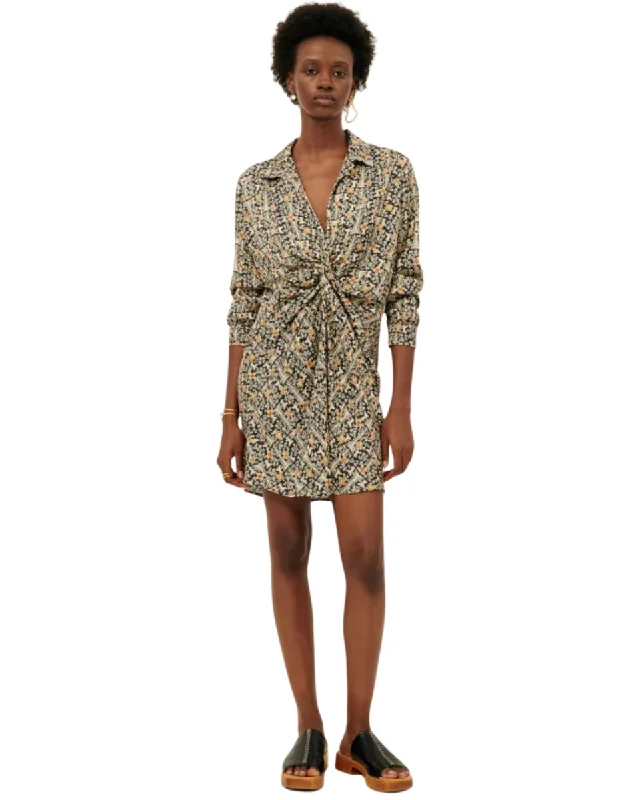 Holda Mini Dress Slavika Comfortable Wrap Mini Dress
