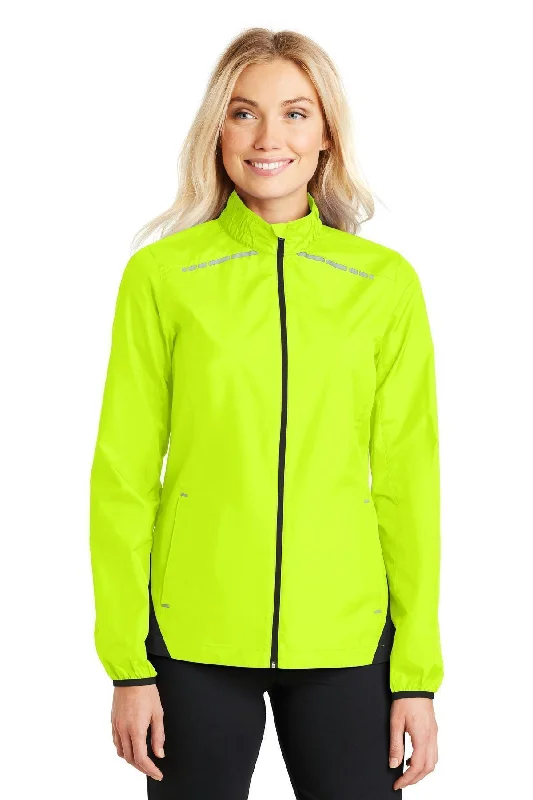 Port Authority Ladies Zephyr Reflective Hit Full-Zip Jacket. L345 Insulated Jacket Fitted Jacket Loose Jacket