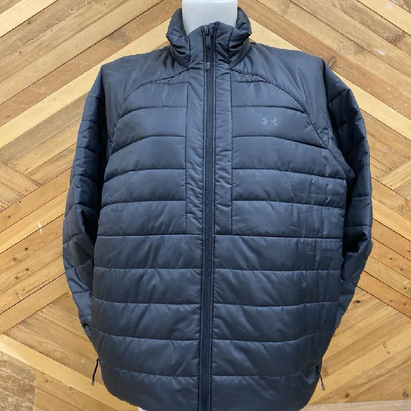 Under Armour - Women's Puffy Jacket - MSRP$130: Black-women-XL Oversized Jacket Tailored Jacket Straight Jacket Under Armour - Women's Puffy Jacket - MSRP$130: Black-women-XL Oversized Jacket Tailored Jacket Straight Jacket