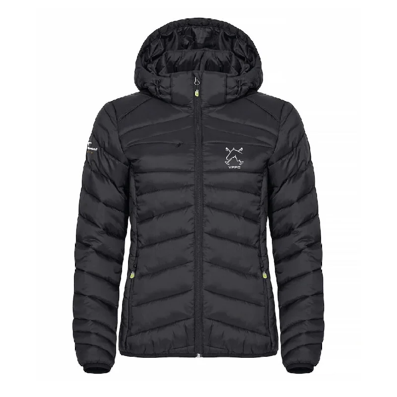 Vaux Park Women's Padded Jacket Zippered Front Buttoned Front Snap Front