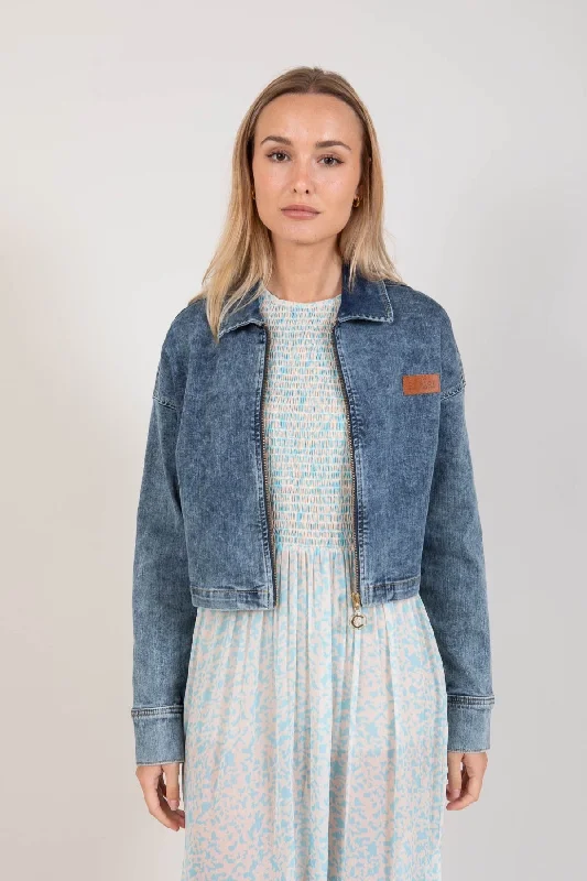 Veste en jean Trendy Plus Size Jeans