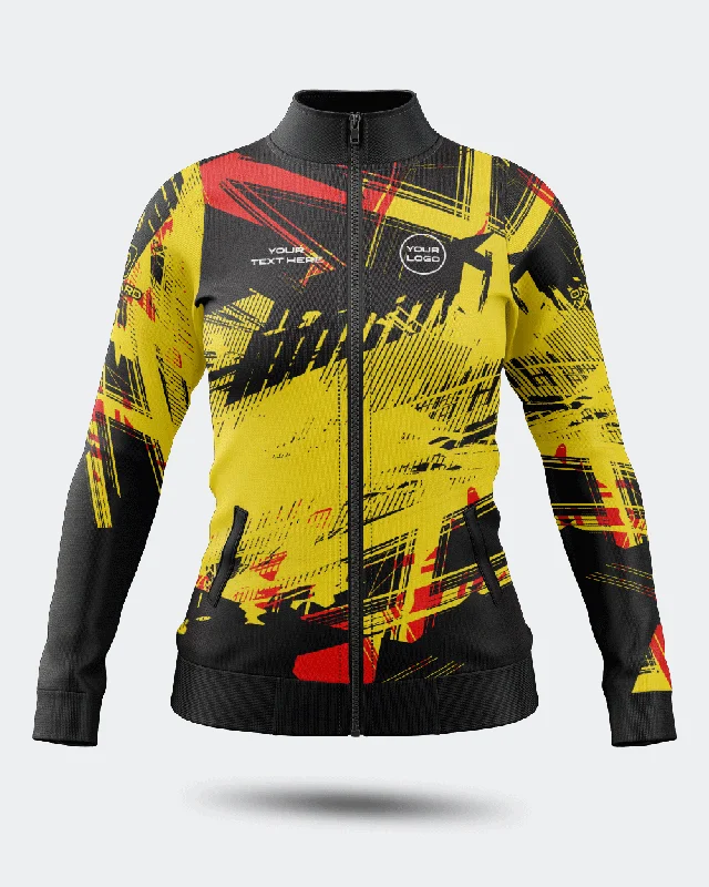 Womens Madrid Training Jacket Range Collared Jacket Crew Neck Jacket Turtle Neck Jacket