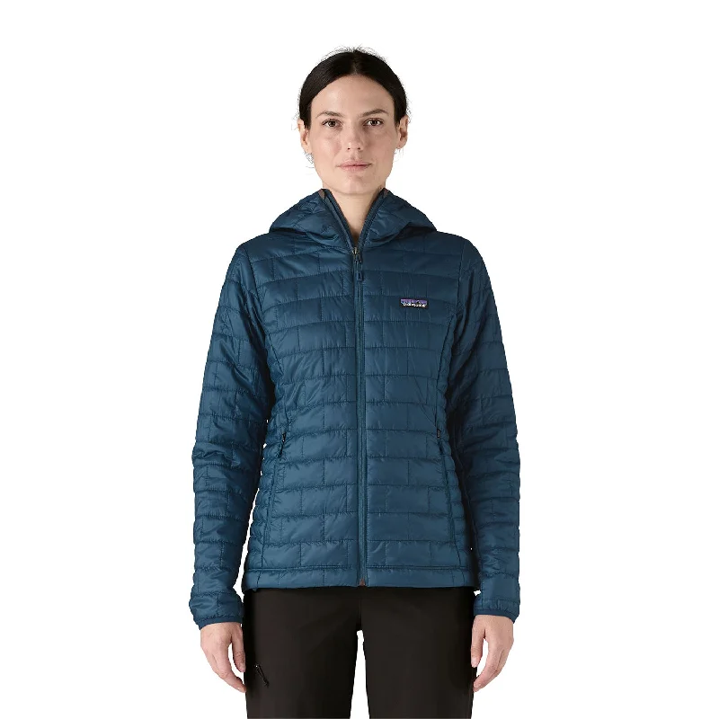 Patagonia | Doudoune à capuche Women's Nano Puff Hoody Hoodie with Snap Buttons Easy Quick