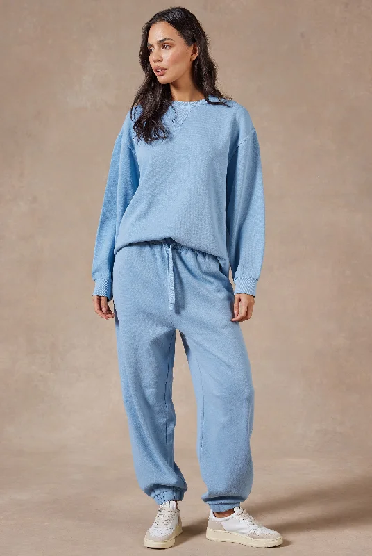 Academy Sweat Pant Chic Faux Leather Pants