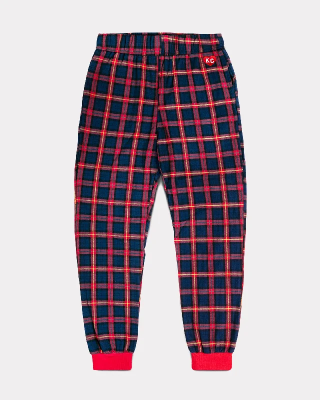 Adult Family Flannel Plaid Pants Casual Yoga Pants