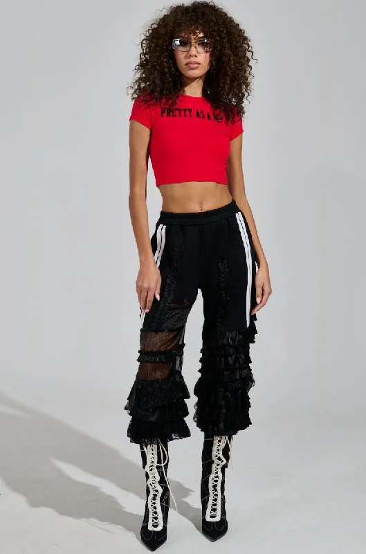 ALL OVER THE PLACE PANT Casual Plaid Pants
