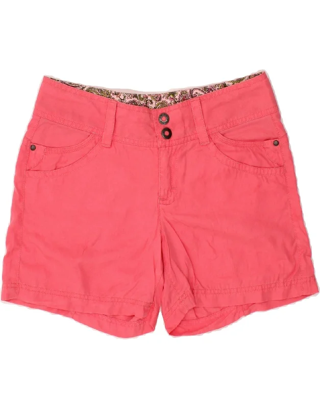 ATHLETA Womens Hot Pants US 8 Medium W30  Pink Lycra Fashionable Sporty Pants